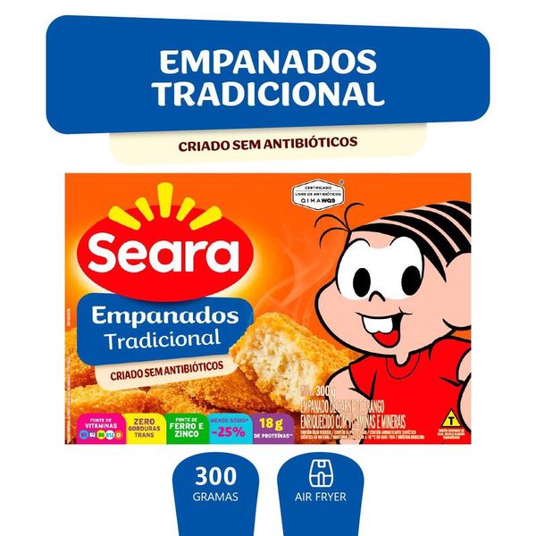 Empanados tradicional Seara turma da Mônica 300g