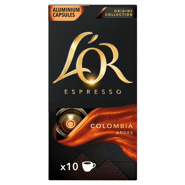 Café em Cápsula Espresso Colômbia L'or  Caixa 52g 10 Unidades