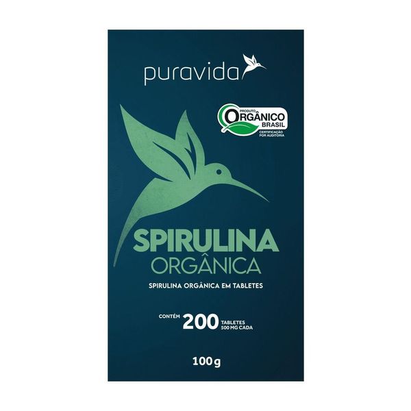 Suplemento alimentar Puravida Spirulina Premium 200 tablets