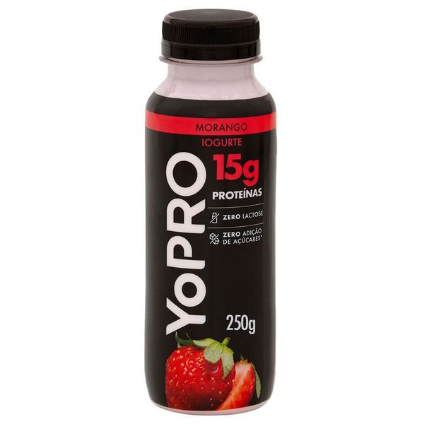 Iogurte Líquido YoPRO 15g de Proteínas Morango 250g