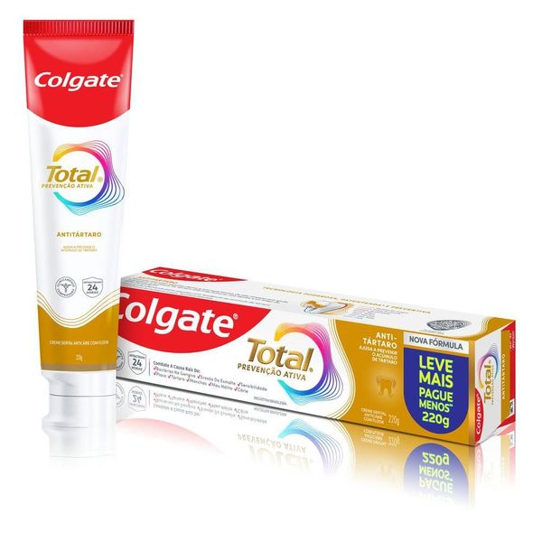 Creme Dental Colgate Total Anti Tártaro 220g