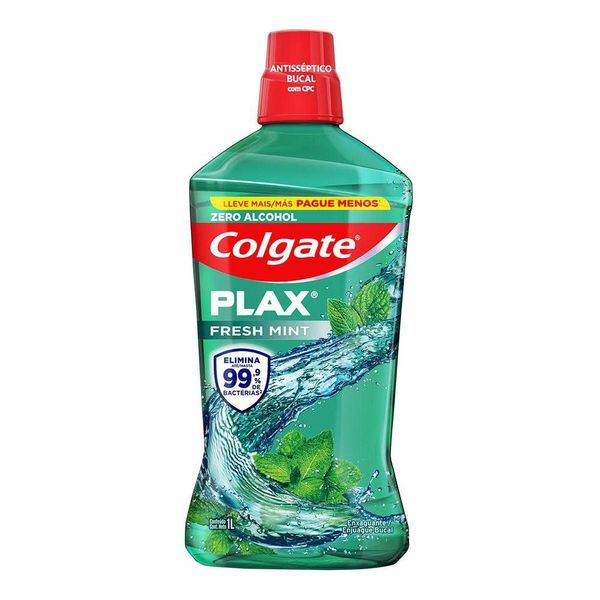 Enxaguante Bucal Colgate Plax Fresh Mint 1l
