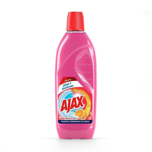 Limpador Diluível Ajax Fresh Fusão Bicarbonato e Citrus 1L