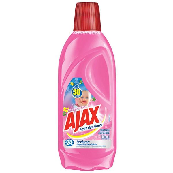 Limpador Diluível Ajax Festa das Flores Perfume Delicado 500ml