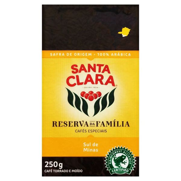 Café em pó Santa Clara Reserva da Familia Sul de Minas Vácuo 250g