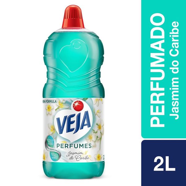 Limpador Perfumado Veja Jasmin do Caribe - 2L Limpador Perfumado Veja Jasmin do Caribe - 2L