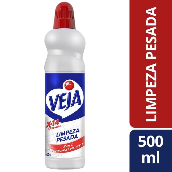 Limpador para Limpeza Pesada Cloro Ativo, Veja, 500ml