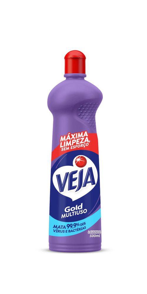 Limpador Multiuso Veja Gold Lavanda e Álcool 500ml