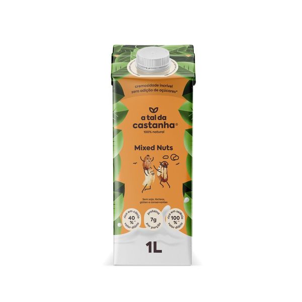Bebida Vegetal A Tal da Castanha Mixed Nuts 1l