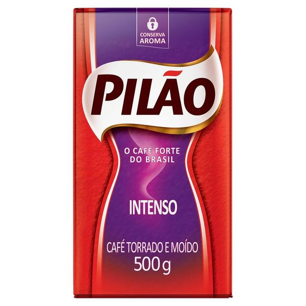 Café Pilão Torrado E Moído Intenso Vácuo 500g