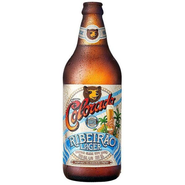 Cerveja Colorado Ribeirão Lager, 600ml, Garrafa