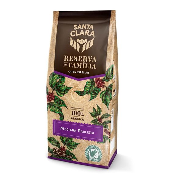 Café em pó Santa Clara Reserva da Familia Mogiana Paulista 250g