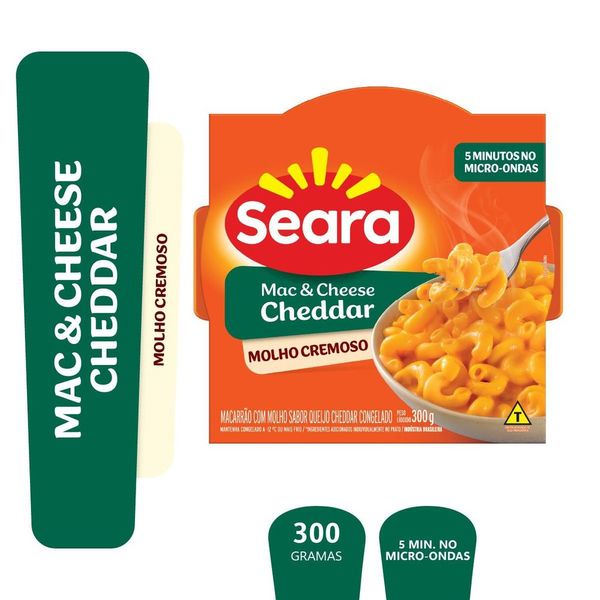 Mac&cheese cheddar tradicional Seara 300g