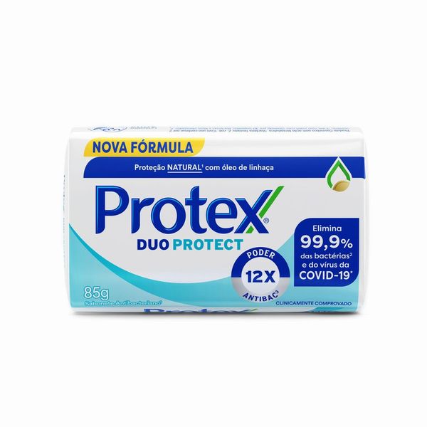 Sabonete Antibacteriano Em Barra Protex Duo Protect 85g