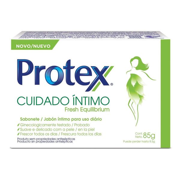 Sabonete Íntimo Barra Protex Cuidado Íntimo Fresh Equilibrium 85g
