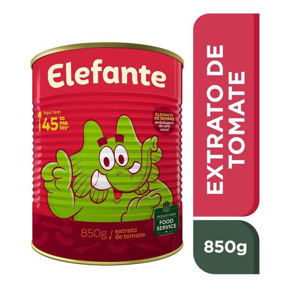 Extrato de Tomate Elefante Lata 850g