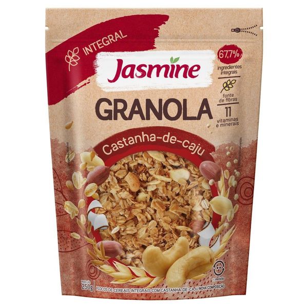 Granola Integral Castanha de Caju Jasmine 250g