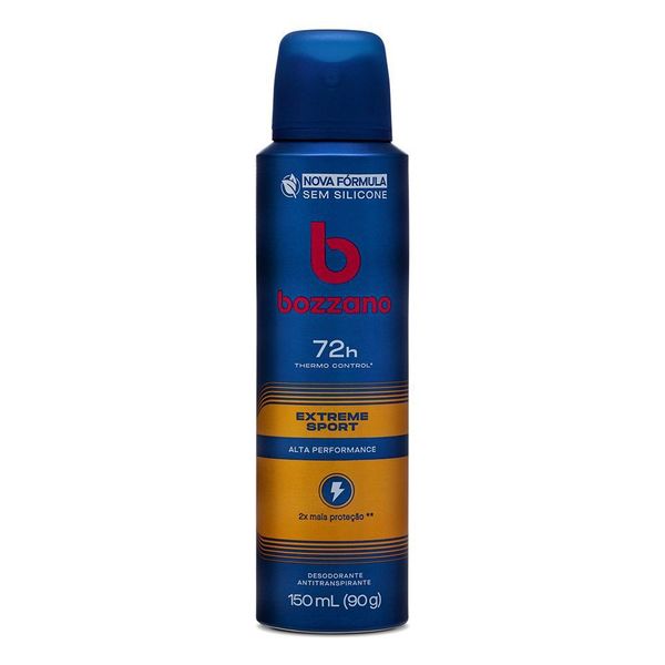 Desodorante Aerossol Antitranspirante Masculino Bozzano Extreme 150ml