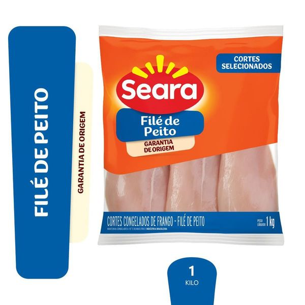 Filé de Peito Congelado Seara 1kg