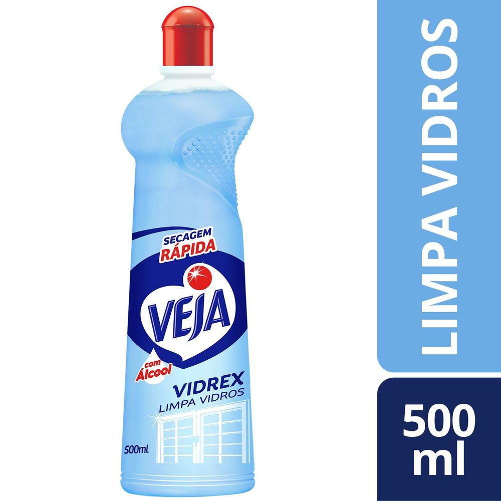 Limpa Vidros Veja Vidrex Tradicional 500ml
