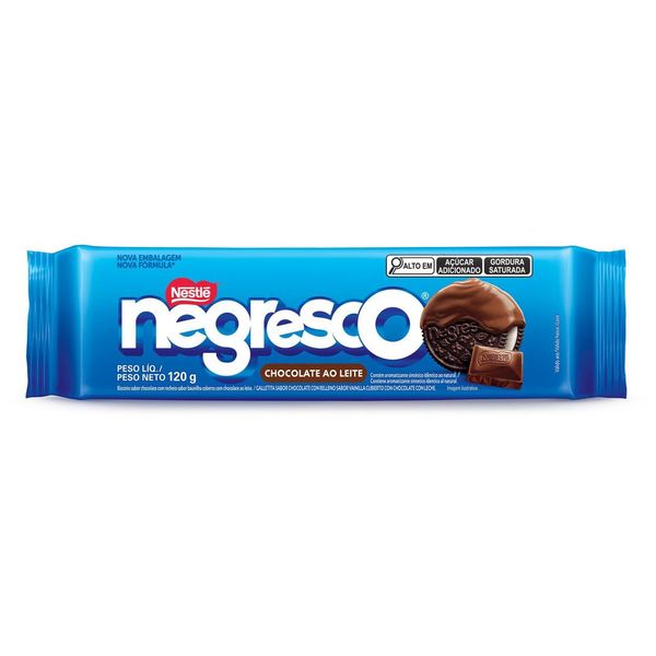 Biscoito NEGRESCO Coberto Chocolate 120g