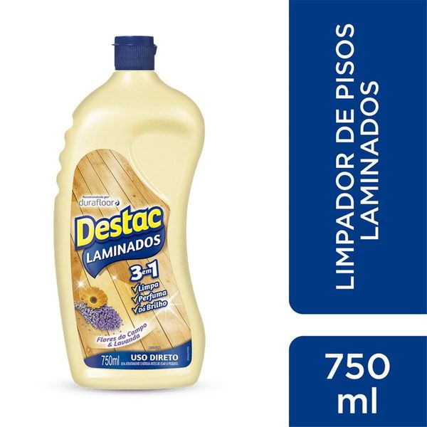 Limpa Piso Destac para Pisos Laminados Flores do Campo e Lavanda 750ml