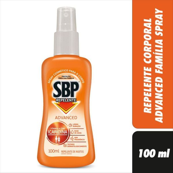 Repelente Spray SBP Advanced Family com Icaridina 100 ml