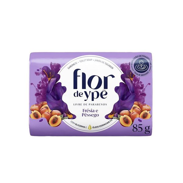 Sabonete Flor de Ypê Frésia e Pêssego 85g