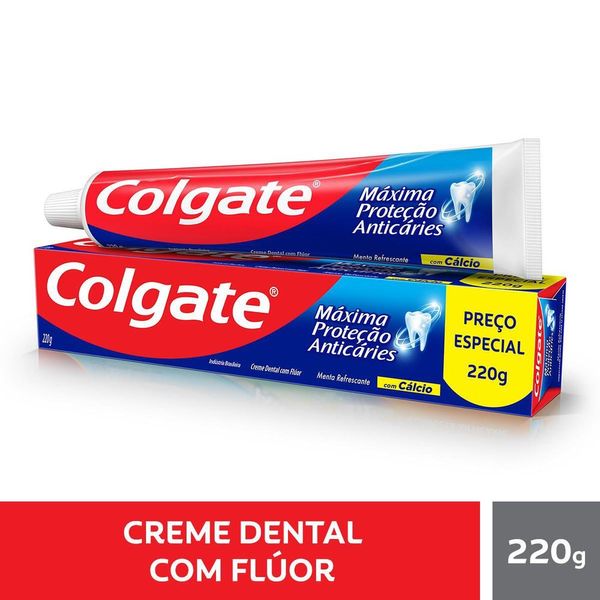 Creme Dental Colgate Máxima Proteção Anticáries 220gr