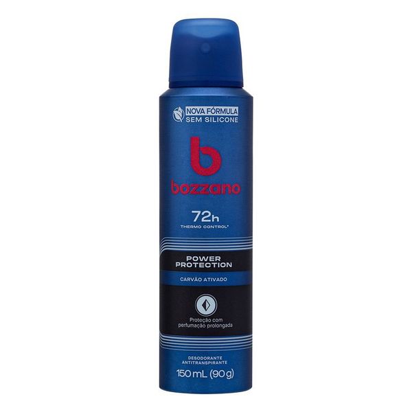 Desodorante Aerossol Antitranspirante Masculino Bozzano Power Protection 150ml