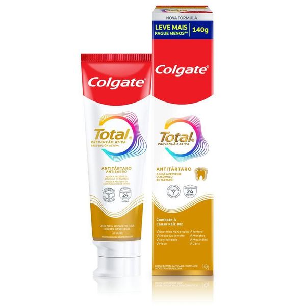 Creme Dental Colgate Total Anti Tártaro 140g