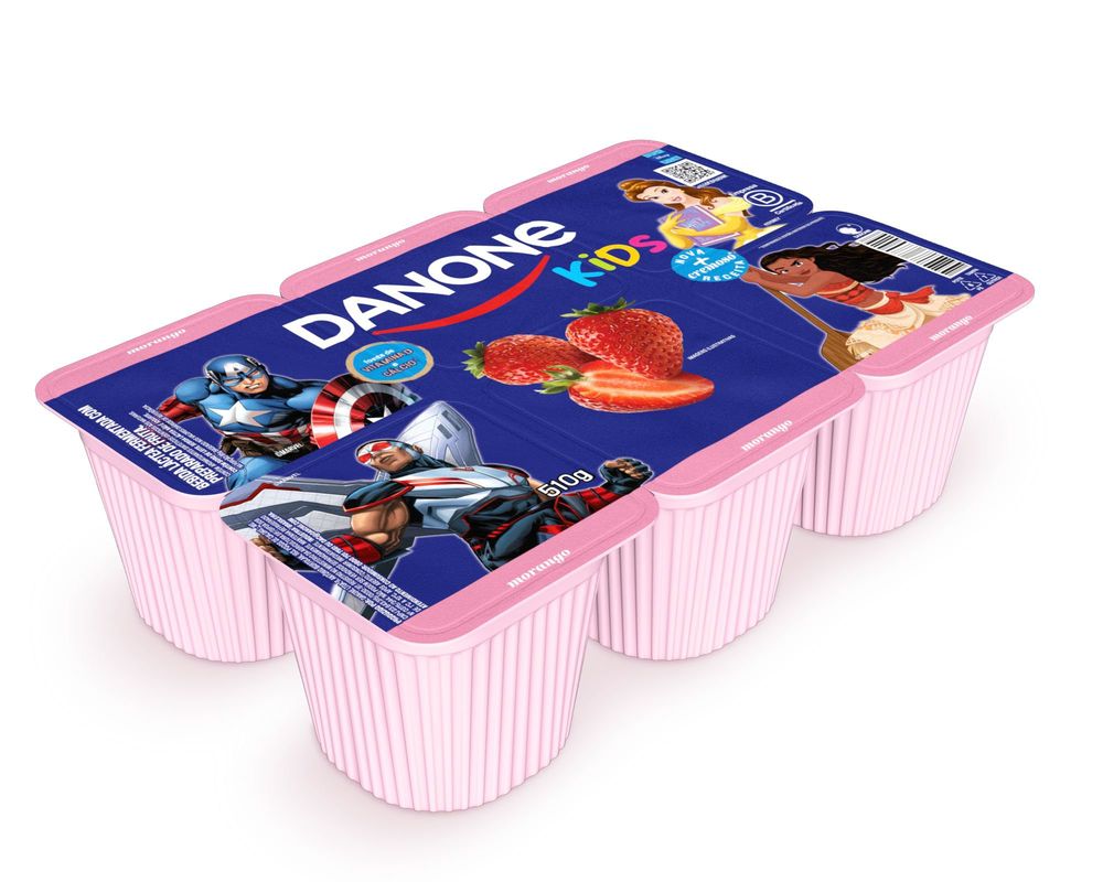Bebida Lactea Kids Danone Morango 510g