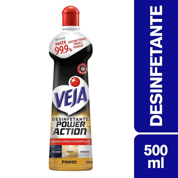 Desinfetante Multisuperficies Veja Power Action Pinho Squeeze 500ml