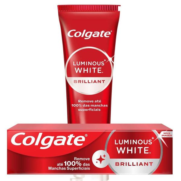 Creme Dental Clareador Colgate Luminous White Briliiant Mint 140g