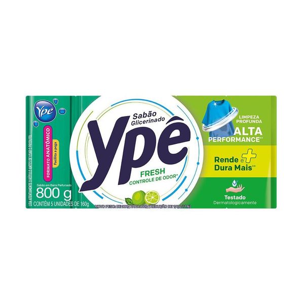 Sabão em Barra Ypê Fresh 800g Sabão em Barra Ypê Fresh 800g