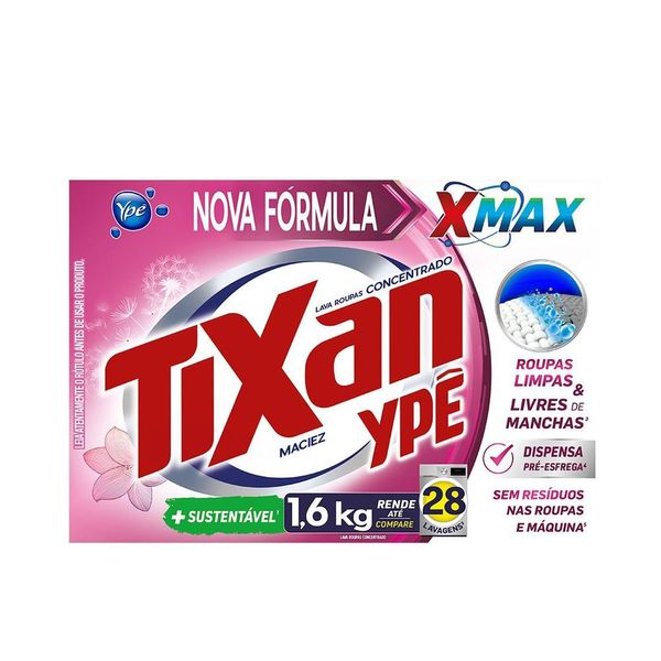 Sabão em Pó Tixan Ypê Maciez 1,6Kg