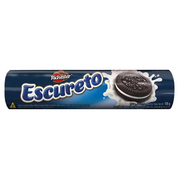 Biscoito Richester Escureto 125g