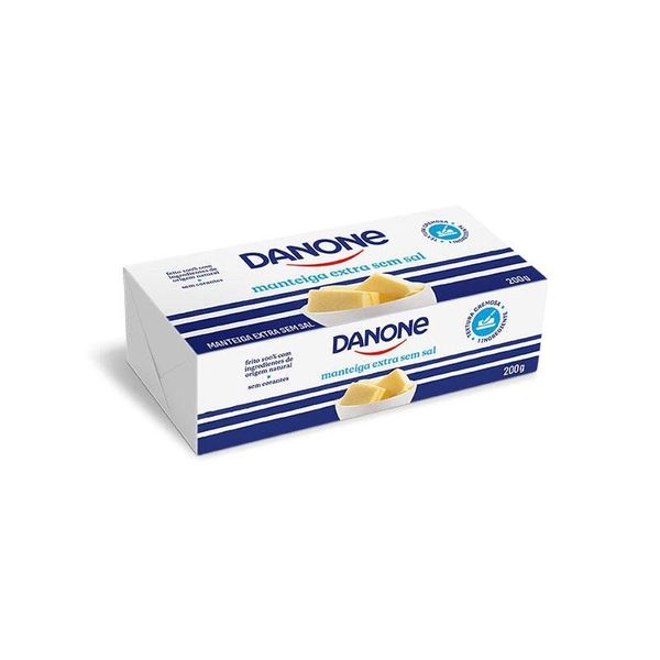Manteiga Danone Tablete Sem Sal 200g
