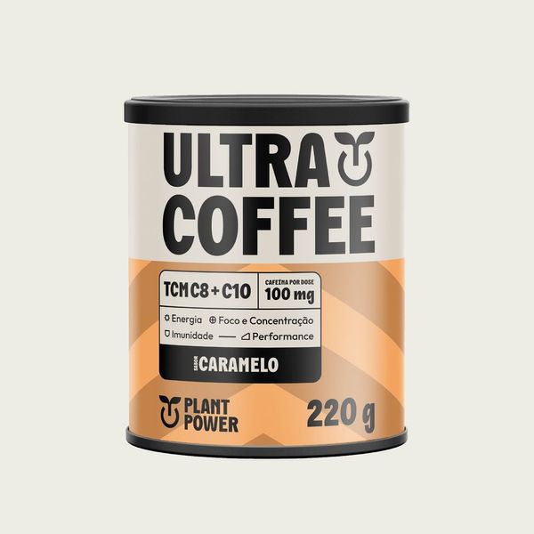Suplemento Ultracoffee Caramelo Plant Power 220g
