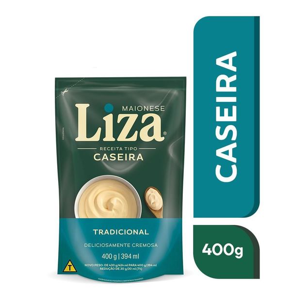 Maionese Liza Caseira Sachê 400g