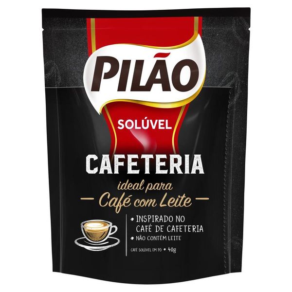 Café Solúvel em Pó Pilão Cafeteria Sachê 40g