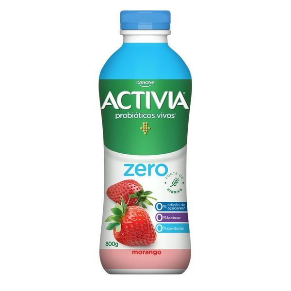 Activia Zero Líquido Morango 800g
