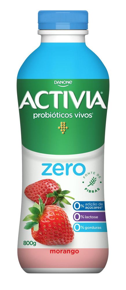 Activia Zero Líquido Morango 800g