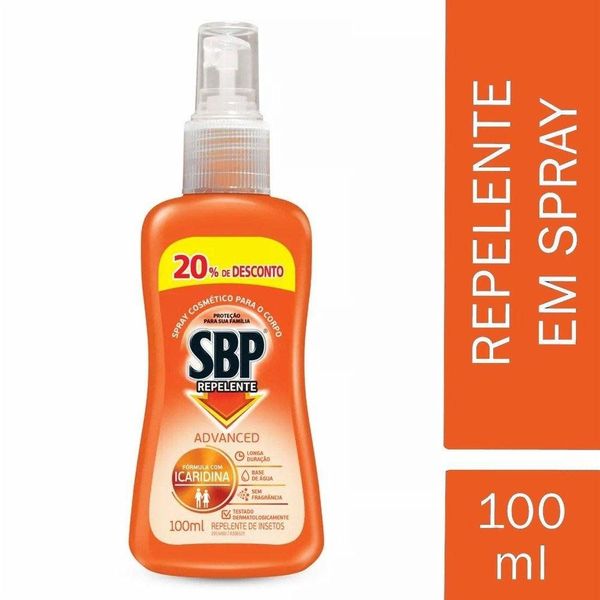 Repelente Spray SBP Advanced Family com Icaridina 100 ml 20% de Desconto