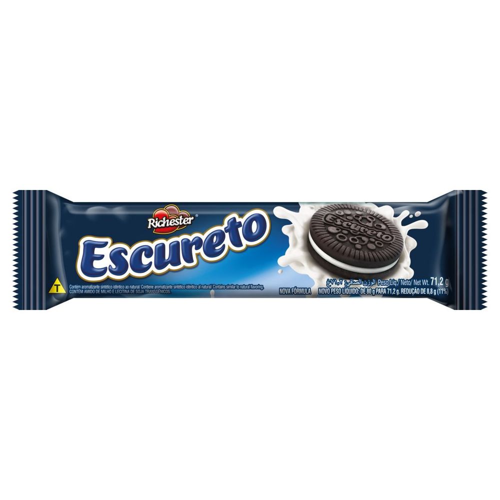 Biscoito Richester Escureto 71,2g