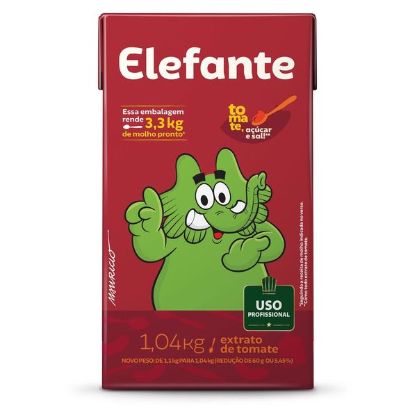 Extrato de Tomate Elefante TP 1,04kg