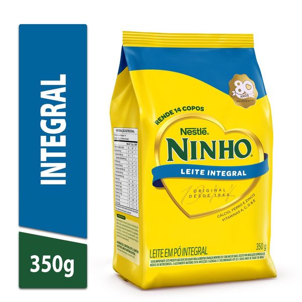 Leite em Pó Ninho Integral Sachê 350g