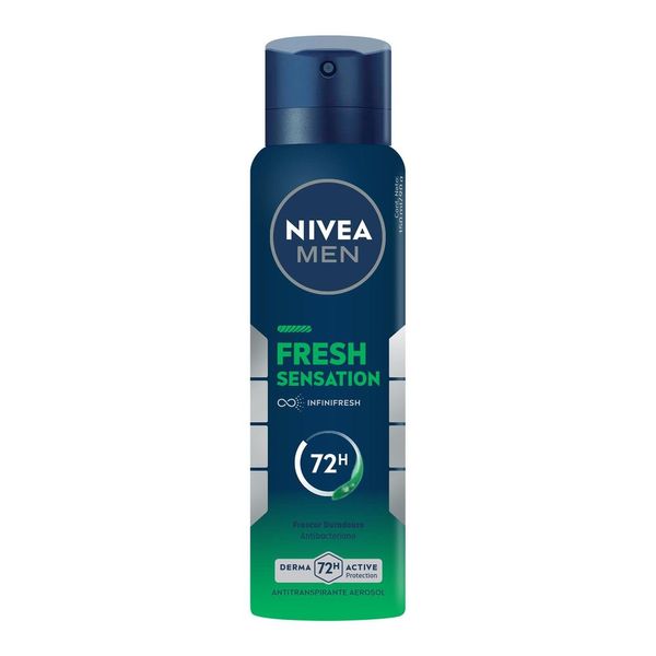 NIVEA MEN Desodorante Antitranspirante Aerossol Fresh Sensation 150ml