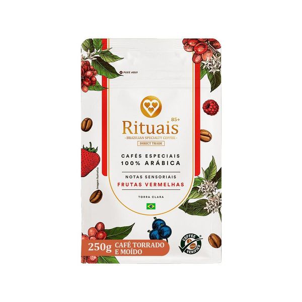 Café em pó Rituais Frutas Vermelhas 3 Corações 250g