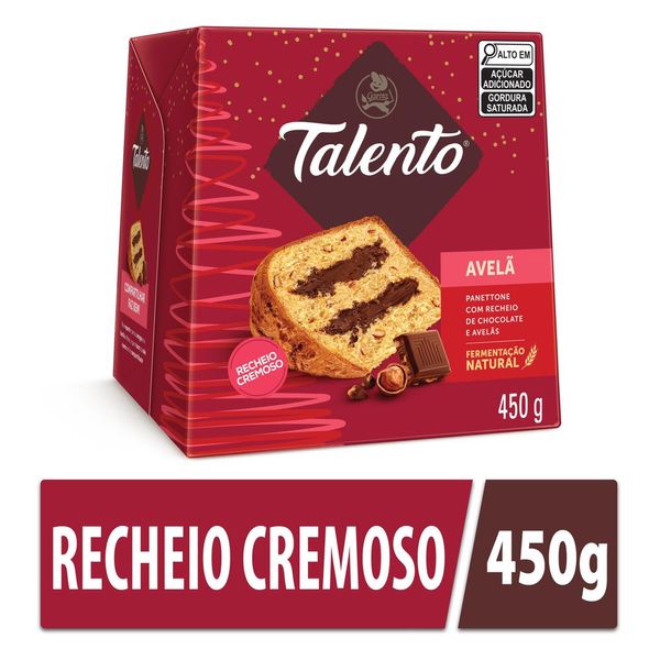 Panettone TALENTO Avelã 450g